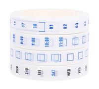VANZACK 4 Rolls White Washi Tape for Journaling and Scrapbooks Sturdy Adhesive and Extended Use, Simple Clean Design for Decorating Planners and Time Management