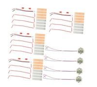 VANZACK 4 Sets Fruit Battery Science Kit Educational Stem for Orange Lemon Potato Electricity Experiment and Electronic Clock Interactive Physics Teaching Tool for Family Learning and