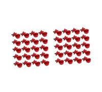 VANZACK 40 PCS Adjustable Red Automatic Drinking Bowls for Chickens and Quails Poultry Water Dispenser Cups for Home and Commercial Farms Easy to Use Water Drinkers with Random Color