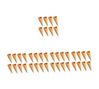 VANZACK 40 PCS Mini Ice Cream Cone Charms DIY Decor Realistic Simulated Ice Cream Cone Props for Early Education Photography Display and Shop Decoration