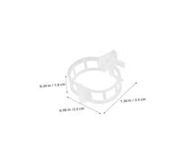 VANZACK 400pcs Reusable Tomato Vine Clips for Plants Plastic Adjustable Garden Trellis Support Clamps Vegetable Stem Fixing Clips for Climbing Tomatoes and Vines Easy Installation and