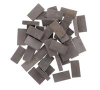 VANZACK 40pcs Mini Grey Bricks Fake Bricks for Landscaping Step-like Structures for Turtle Tanks Realistic Miniature Building Blocks for Crafts Dollhouses