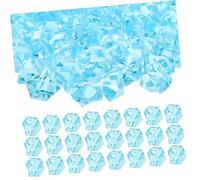 VANZACK 450pcs Fake Ice Cubes Acrylic Blocks with Irregular Shape and High Simulation Effect, Lightweight Photo Prop for Decorative Purposes and Party Scenery