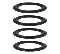 VANZACK 4Pcs 4-Inch Rubber Speaker Edge Surround Rings Loudspeaker Restoration Repair Kit Replacement Parts for DIY Speaker Rubber Gaskets in Loudspeaker Supply
