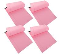 VANZACK 4pcs A4 Tearable Notepad with Dividers Pink Paper Lined Pages Horizontal Layout Memo Pad for Documentation and Daily Planning