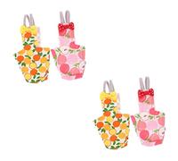 VANZACK 4pcs Bird Flight Diaper Suit for Parrots Stylish Reusable Bird Clothes Unique Design Suitable for Parakeets Cockatiels and Pigeons Prevent While Traveling Celebrating