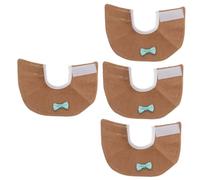 VANZACK 4pcs Bird Neck Protector Anti-bite Collar for Parrots Material Easy to Wear for Healing from Injuries