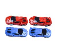 VANZACK 4Pcs Cartoon Car Pull Back Cars for Party Favors Birthday Promotes Learning Development Fun Indoor