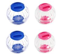 VANZACK 4pcs Chinchilla Exercise Wheels Plastic Hamster Wheel Hedgehog Exercise Quiet Hamster Small Animal Running Ball Running Gerbil