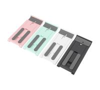 VANZACK 4pcs Desktop Phone Bracket Foldable Phone Stand Plastic Angle Adjustable Folding Structure for Home Travel, Easy Storage