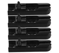 VANZACK 4pcs Electric Bass Bridge Set Durable Black Saddle Bridges for String Electric Guitar for Enhanced Sound and Performance Compatible with Various Instruments