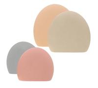 VANZACK 4Pcs Fish Tank Decorative Stones Set - Colorful Polished Pebbles Medium Pink Blue, Large Yellow Green - Aquarium Gravel for Terrarium, Water Fountain, and Desktop Landscaping