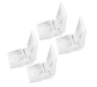 VANZACK 4pcs Foldable Freezer Hinges Heavy Duty Replacement Plastic Hinge for Rv Fridge Door Pivot Small Chest Freezer