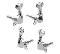 VANZACK 4pcs Guitar Tuning Pegs Fish Tail Design for Acoustic Folk Guitar Zinc Alloy Steel Material for