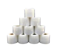 VANZACK 4pcs Industrial Stretch Wrap Pe Protective Film 2 Inch X 131 Yard Packing Wrapping Film for Moving and Securing Boxes with High Performance, Thicker and Tougher Material