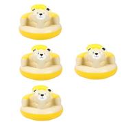 VANZACK 4pcs Inflatable Seat for Boy Girl Back Support Boy Girl Shower Chair for Sitting-up for Bath