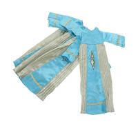 VANZACK 4pcs Islamic Doll Costume Set for Dolls Soft Modest Arabic Thobe Robe Accessories Easy to Change Clothes for Cultural Dress-up and Eid Play