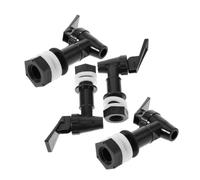 VANZACK 4pcs Reusable Water Cooler Spigot Replacement for Glass Wine Bottles Leakproof Beverage Dispenser Tap Made of PP and Silicone Compatible with Drink Dispensers and Juice Containers