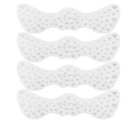 VANZACK 4pcs Silver Freckle Face Stickers Temporary Tattoos Adhesive Paper and Silver Foil, Festival Essential for Music Festivals and On-the-go Use, Easy Application Halloween Face Decor