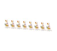 VANZACK 4sets Cute Rabbit Brooch Pins for Women Creative Cartoon Bunny Lapel Pin Badge Durable Fashion Animal Brooch Clothes Accessories Lovely Easter Jewelry 2pcs*4