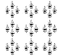 VANZACK 50pcs Athletic Shoe Spikes, Track Shoe Metal Spikes, 7mm Removable Metal, Silver, for Synthetic Tracks and Athletic Surfaces, Jumps and Sprints