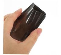 VANZACK 50pcs Black Trading Card Sleeves Top-Open Game Card Protectors Reusable Covers for Sports Business Collection Storage