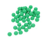 VANZACK 50pcs Foam Fishing Beads for Carp with Enhanced Buoyancy Stability and Deformation Resistance, round Soft Floating Bait Beads in Light Green for Freshwater Rigging and Fishing Line