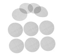 VANZACK 50pcs Round Bonsai Mesh Pads for Plant Pots Drainage Hole Screens to Prevent Soil Loss Durable Gardening Essential Grid Mats for Air Circulation and Root Health