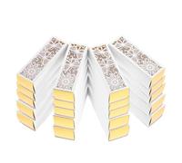 VANZACK 50Pcs White Hollow Butterfly Wedding Favor Boxes Paper Candy Packaging for Birthday Party Shower Chocolate Treat Packaging