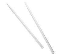 VANZACK 5a Aluminum Alloy Drum Sticks Metal Percussion Sticks for Practicing Basic Drumming Skills Silver Lightweight Drumsticks for Adults and Youth