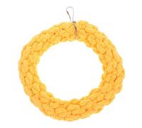 VANZACK 5pcs Bird Swing Toy for Parrots Woven Cotton Rope Swing for Birds for Play and Exercise for Parakeets and Macaws Safe and Natural Material Light