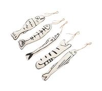 VANZACK 5pcs Catnip Kick Toys Interactive Pet Toys Crinkle Paper for Indoor Cats Includes Fat Fish Fish and for Reducing Stress and Boredom