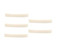 VANZACK 5pcs Curved Bone Guitar Nut Set 4x0.63x0.34cm Electric Bass Guitar Accessories Replacement for