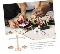 VANZACK 5pcs DIY Balance Scale Science Experiment Kit for Complete Assembly Material Package for Creative Stem Learning Portable Educational for Home and School Use