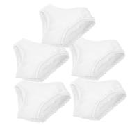 VANZACK 5pcs Doll Underwear Lace Edged Doll Diapers Pretend Play Costume Clothes for Dress Up and Role Play