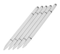 VANZACK 5Pcs Magnetic Stylus Pens for Tablet and Smartphone, Universal Touchscreen Pen with High Precision, White Plastic Capacitive Stylus for Popular Tablets and Mobile Devices