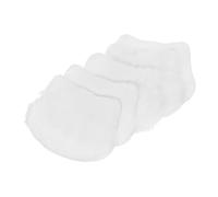 VANZACK 5PCS Mini Cat Shaped Rug White Plush Small Carpet Soft Furry Dollhouse Blanket Mat for Miniature Rooms Kitten Bed Display Accessories