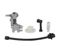 VANZACK 5pcs Oil Filter Turbine for Gasoline Chain Saw Black Assorted Material Easy to Detach Replacement Patio Lawn Garden Accessories