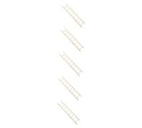 VANZACK 5pcs Parrot Climbing Ladder Toy for Birds Hangable Bird Ladder Bridge for Pets for Exercise and Enrichment Activities and Hamster Habitats