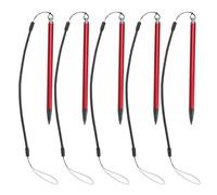 VANZACK 5pcs Stylus Pen for Tablet and Phone Touchscreen Device Drawing Stylus Coiled Spring-loss Rope High Sensitivity Fine Point