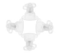 VANZACK 5pcs Tpu Inflatable Pillow Pump Adapters with Sealing Lid Air Nozzles for Swimming Floats and Water Bags Compatible Replacement Nozzle for Air Pump Inflatables