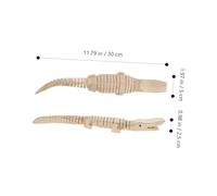 VANZACK 5pcs Wooden Educational DIY Paintable Small Animal Models for Students Party Favors Natural Cognition Development Interactive Learning