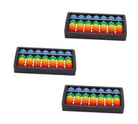 VANZACK 6 pcs Colorful Abacus Educational Counting Teaching Aid for Students Arithmetic Learning Tool for Mental Math and Numeracy Development