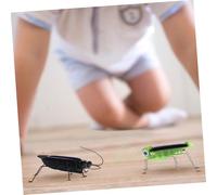 VANZACK 6 Pcs Solar Power Grasshoppers Solar Bug Boys Education Boys Simulation Insects Bugs Fake Roach