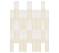 VANZACK 60pcs Disposable Cotton Swabs for Home and Makeup Supply, Bamboo Sticks Soft Cotton Tips, Comfortable Feel and Efficient Cleaning for Beauty and Personal Care