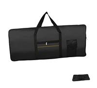 VANZACK 61 Keys Electric Organ Keyboard Carrying Bag, Oxford Cloth Waterproof Storage Case with Adjustable Shoulder Strap, Lightweight Black Case for Home and Travel