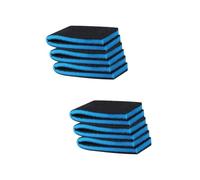 VANZACK 6pcs Aquarium Biochemical Filter Sponge Media for Fish Tanks Pre-filter Pads for Chemical Filtration and Oxygen Solubility Suitable for Sea Water Plant Tanks