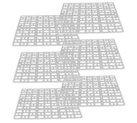 VANZACK 6pcs Cage Pads Transparent Anti-skid Mats to Protect Pet Feet from Injury and Feces Easy to Cuttable for Animal Cages
