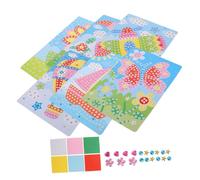 VANZACK 6pcs Cartoon Puzzle Stickers EVA Educational Learning for Preschool Art Craft Kit Enhances Creativity Fine Motor Skills Logical Thinking