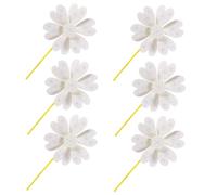 VANZACK 6PCS DIY Blank Windmill Painting Educational for Kindergarten Craft Activity with Paper Pinwheels to Enhance Creativity and Hand Eye Coordination Random Color